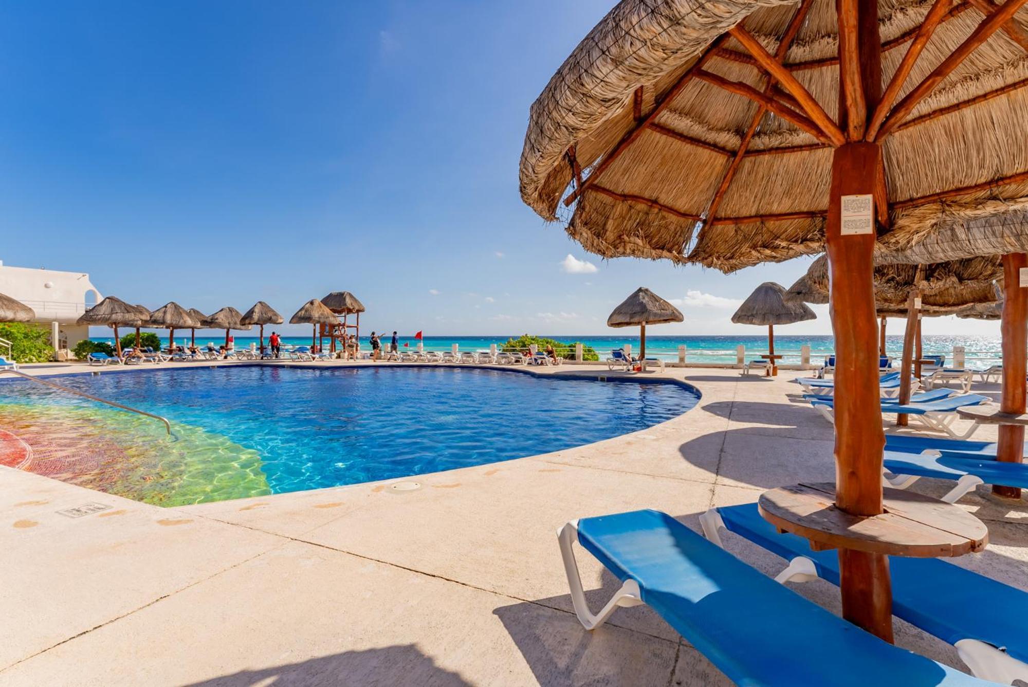 Amazing Caribbean Ocean View At Villas Marlin In Κανκούν Εξωτερικό φωτογραφία
