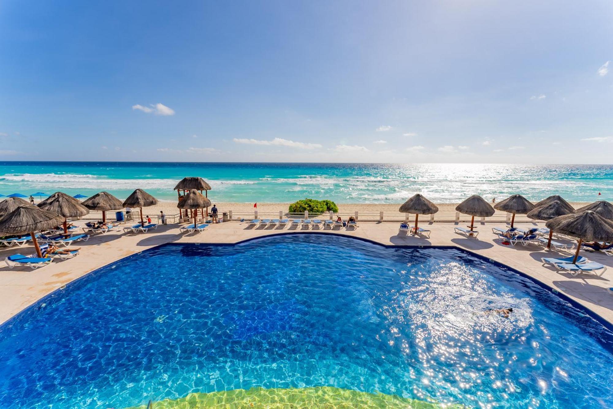 Amazing Caribbean Ocean View At Villas Marlin In Κανκούν Εξωτερικό φωτογραφία
