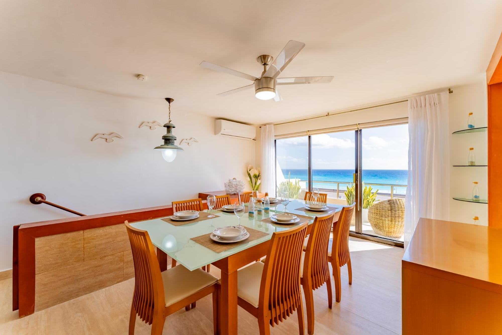 Amazing Caribbean Ocean View At Villas Marlin In Κανκούν Εξωτερικό φωτογραφία