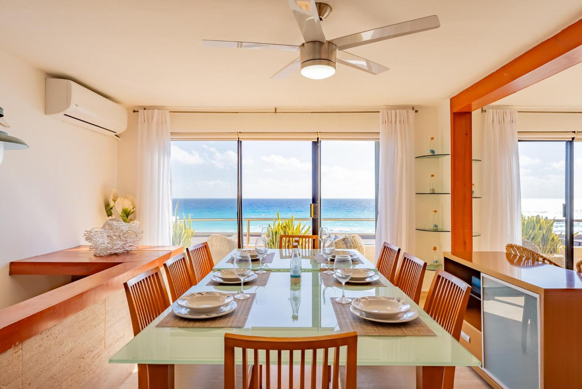 Amazing Caribbean Ocean View At Villas Marlin In Κανκούν Εξωτερικό φωτογραφία
