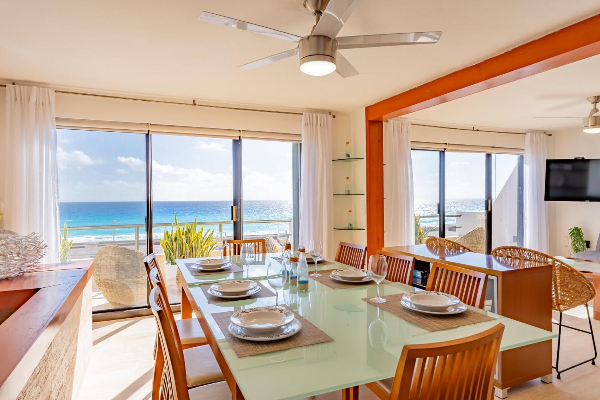 Amazing Caribbean Ocean View At Villas Marlin In Κανκούν Εξωτερικό φωτογραφία